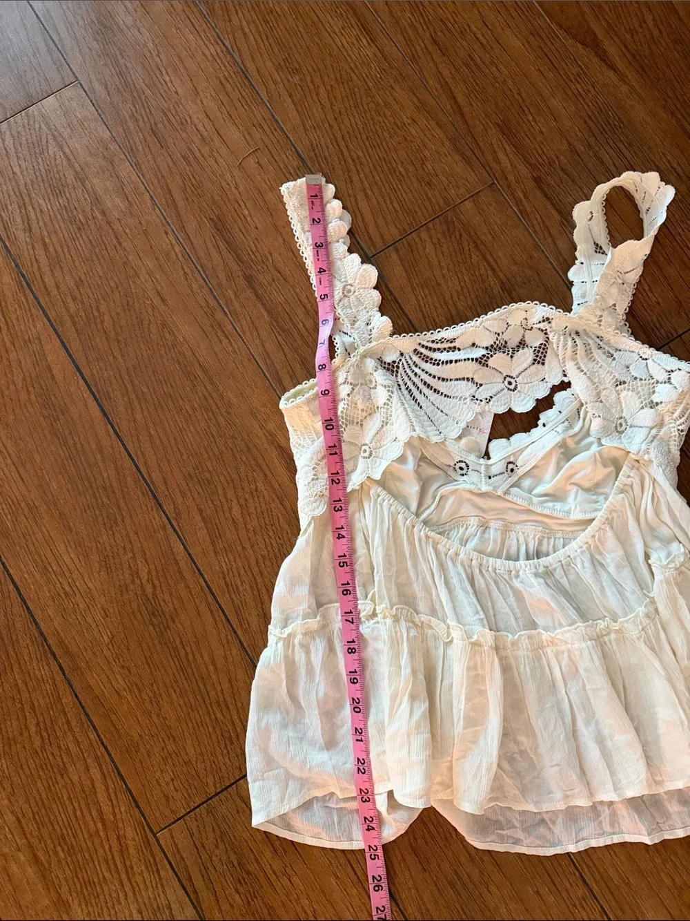 Free People Petal Party Shapeless Cami- size XL